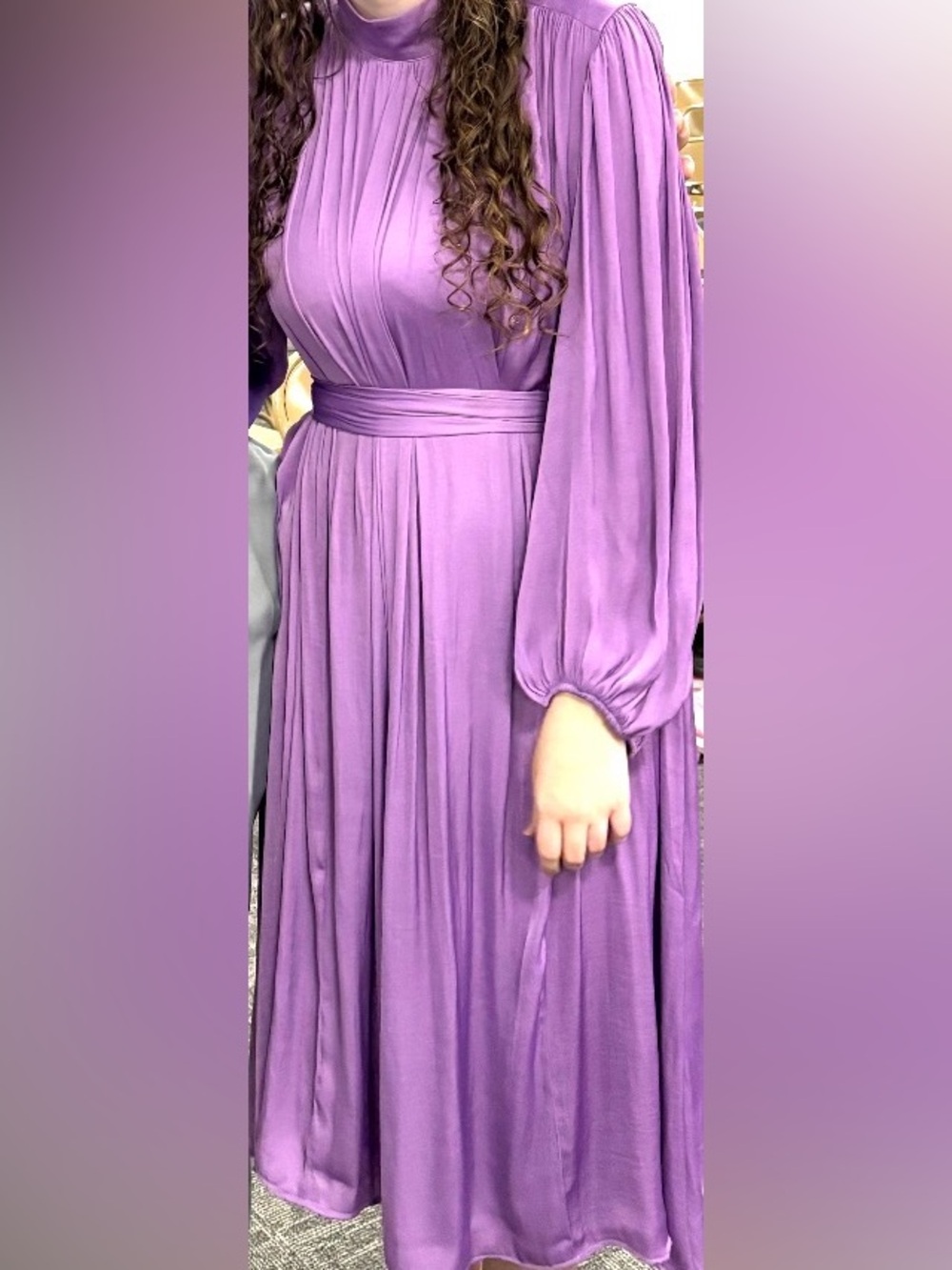 Banana Republic Mauve Purple Midi Dress - Picture 8 of 8